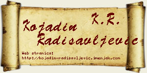 Kojadin Radisavljević vizit kartica